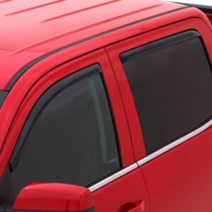 AVS In-Channel Ventvisor Side Window Deflector, 4-Piece Set for 2007-2018 Jeep Wrangler JK
